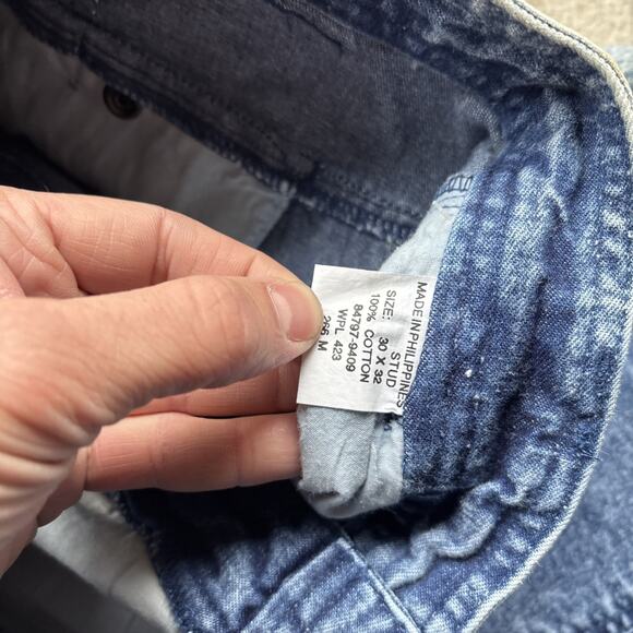 Deadstock 90s Dockers Jeans Men's 30x32 Pleated Denim Levi’s Baggy Acid Vintage - Picture 11 of 16